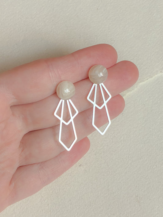 Lys dot /// stål bagstykke