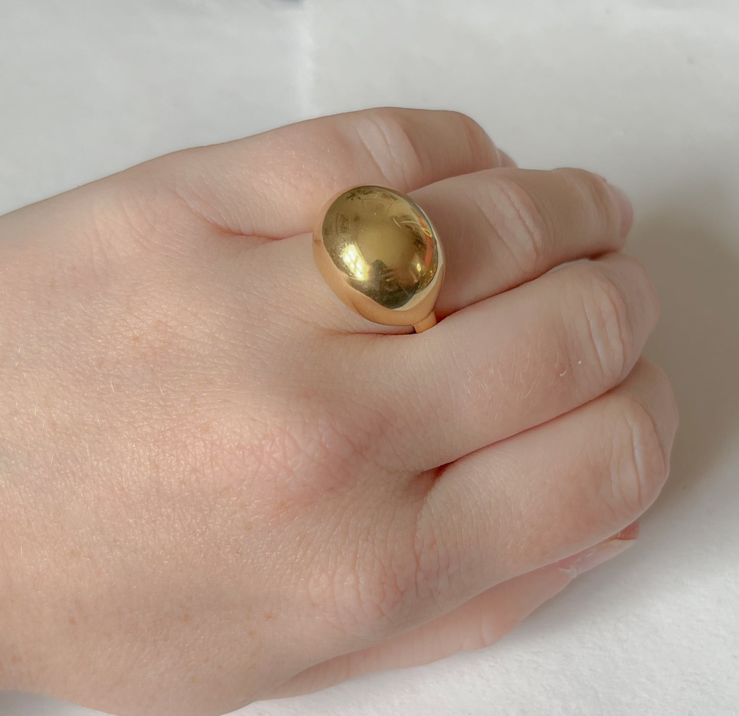 Vandfast Ring // large dome