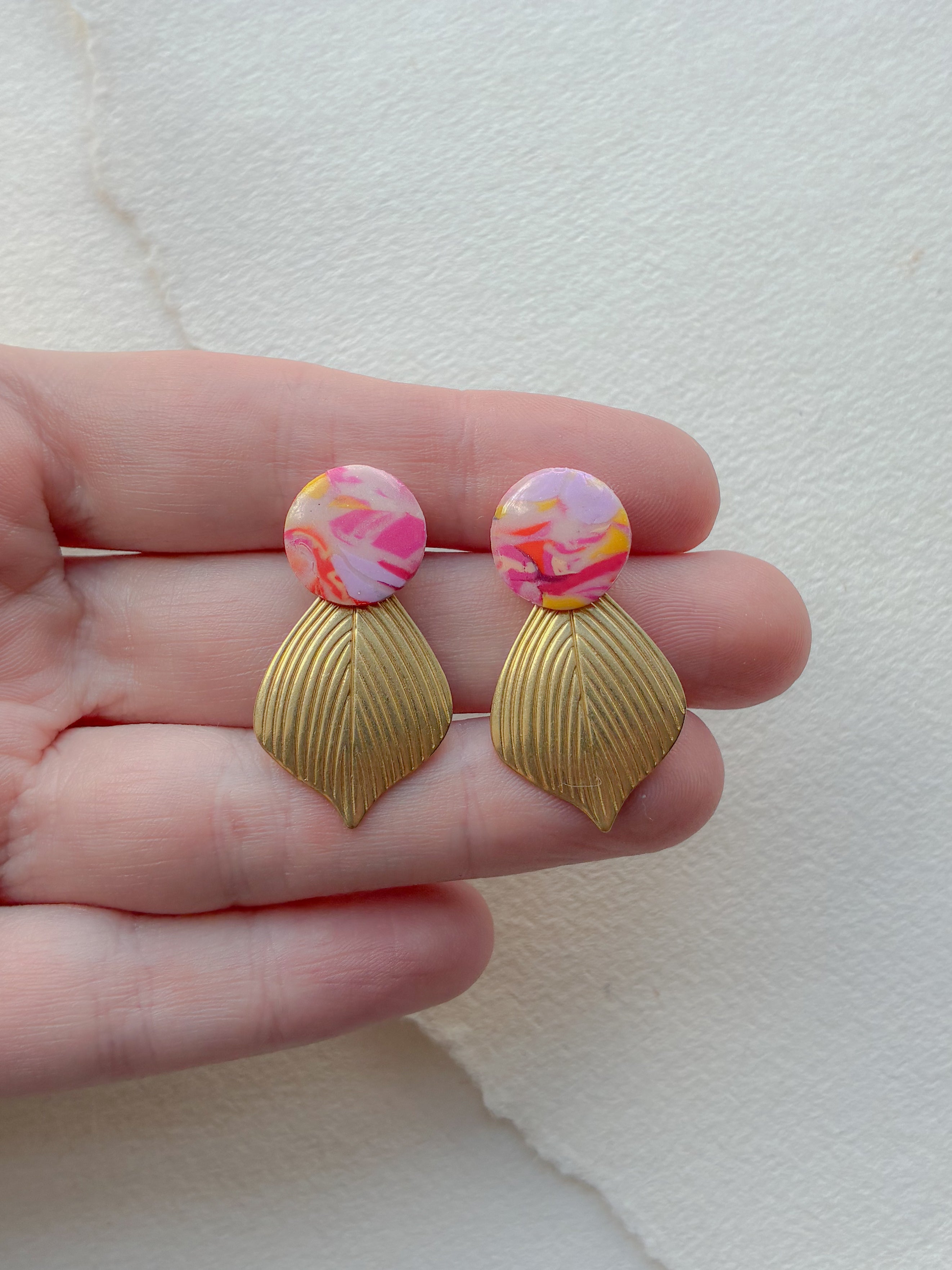 Lys/pink mix dot // messing