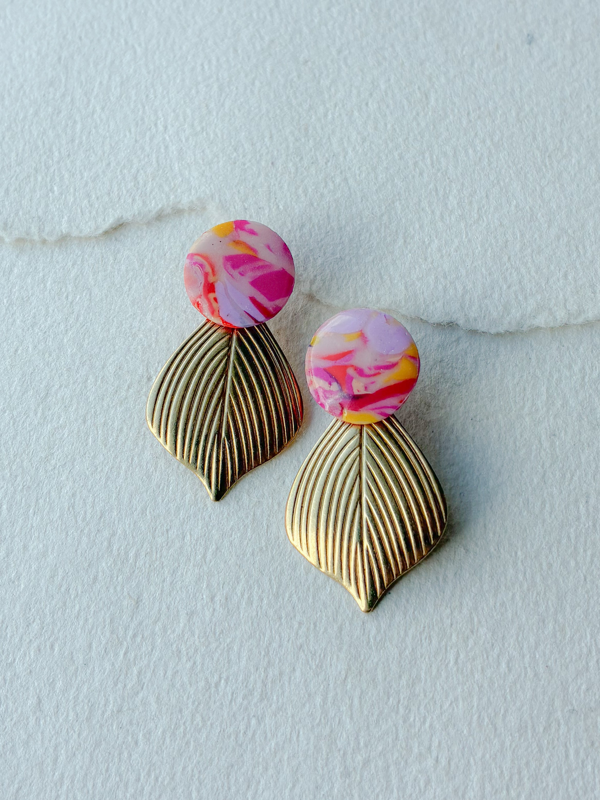 Lys/pink mix dot // messing