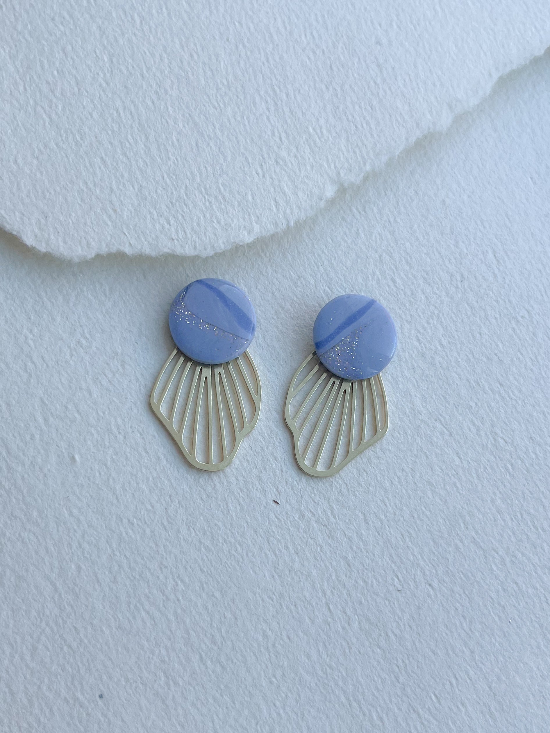 Lys blå mix dot /// messing