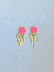 Pink dot/// lang frynse messing